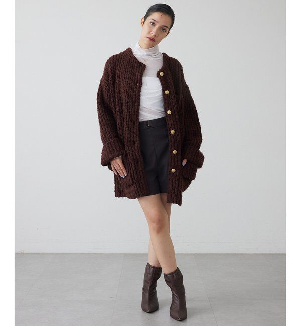 THE PAUSE「【THE PAUSE】ニットボタンジャケット」|その他|