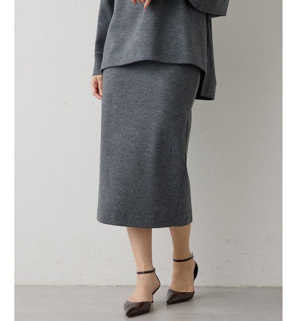  「圧縮スムースタイトスカート」|スカート|