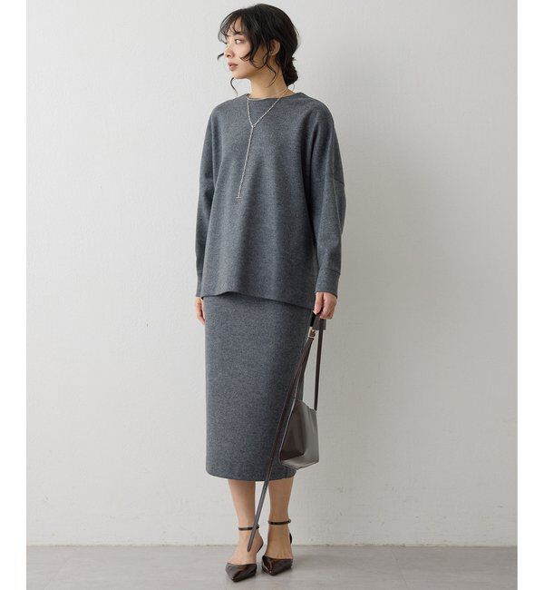  「圧縮スムースタイトスカート」|スカート|