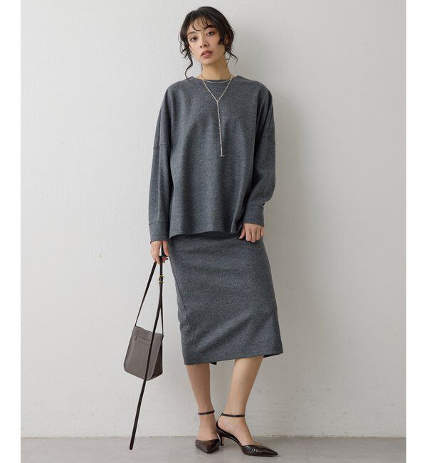  「圧縮スムースタイトスカート」|スカート|