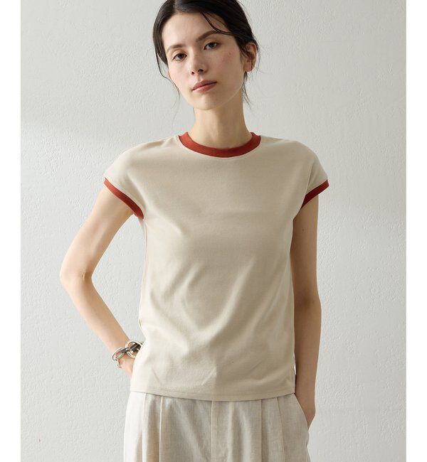 THE PAUSE「【THE PAUSE】フレンチリンガーTEE」|Tシャツ・カットソー|