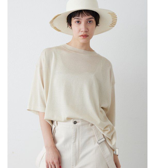  「ラメニットTEE」|ニット・セーター|