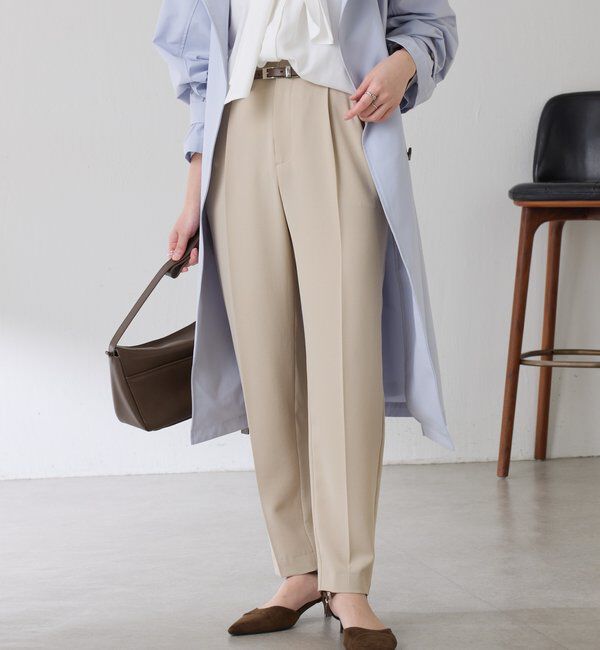  「ジャージスリムテーパードパンツ/セレモニー」|チノ|