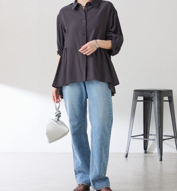  「切替フレアシアーシャツ」|シャツ・ブラウス|