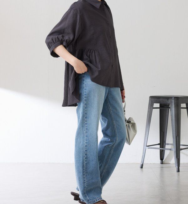  「切替フレアシアーシャツ」|シャツ・ブラウス|