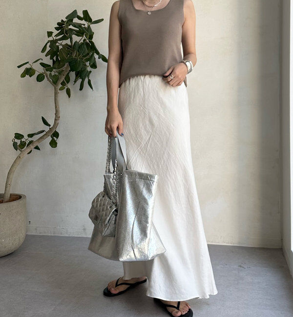  「スクエアニットタンク」|ニット・セーター|