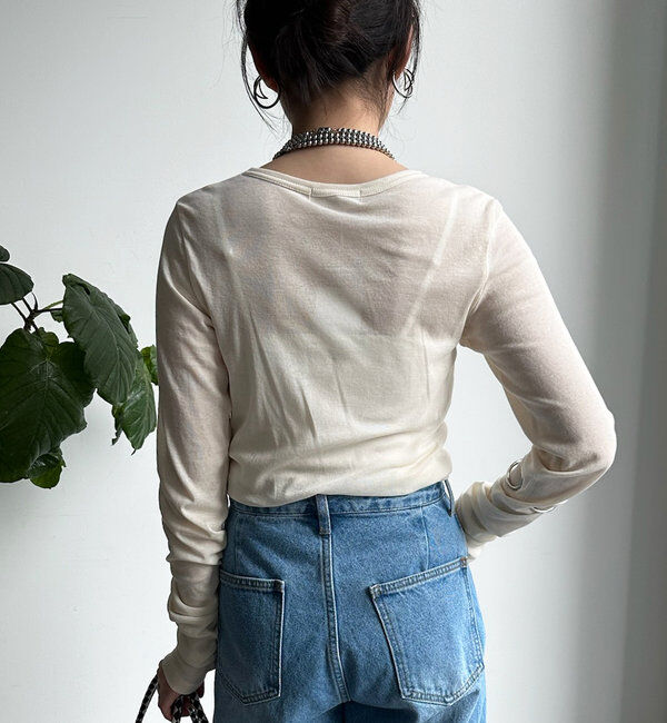  「【新色追加】コットンシアーTEE」|Tシャツ・カットソー|