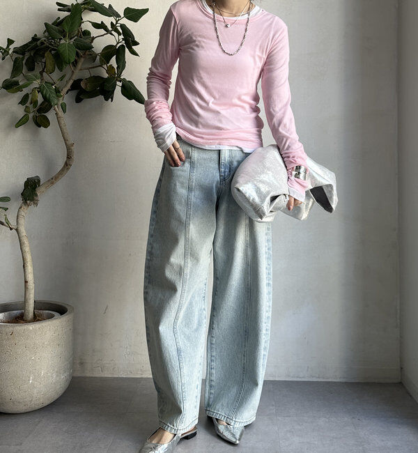  「【新色追加】コットンシアーTEE」|Tシャツ・カットソー|