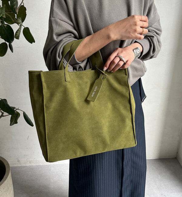  「【WEB限定】スエードPUショッパートート」|トートバッグ|