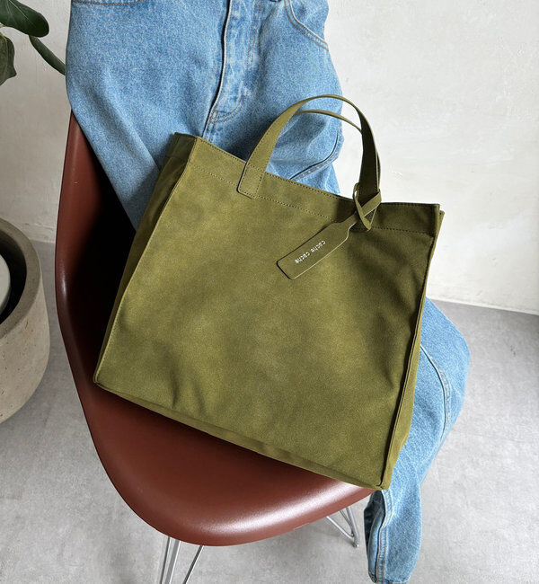  「【WEB限定】スエードPUショッパートート」|トートバッグ|