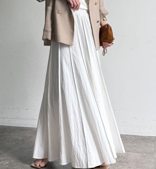  「パネルプリーツスカート」|スカート|