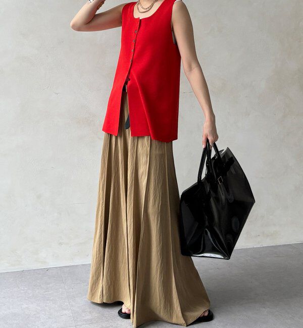  「パネルプリーツスカート」|スカート|