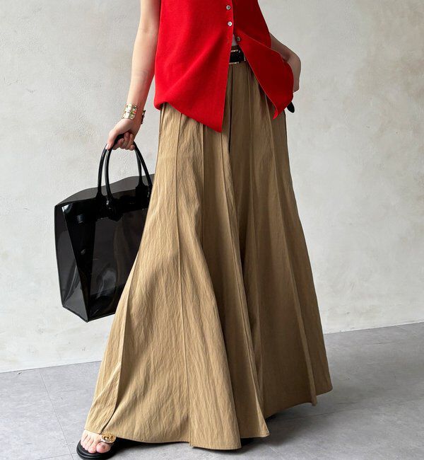  「パネルプリーツスカート」|スカート|