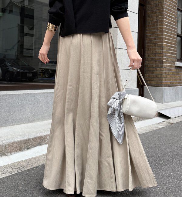  「パネルプリーツスカート」|スカート|