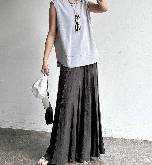  「パネルプリーツスカート」|スカート|