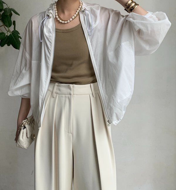  「【新色追加】綿ローンドロストブルゾン」|ブルゾン・スタジャン|