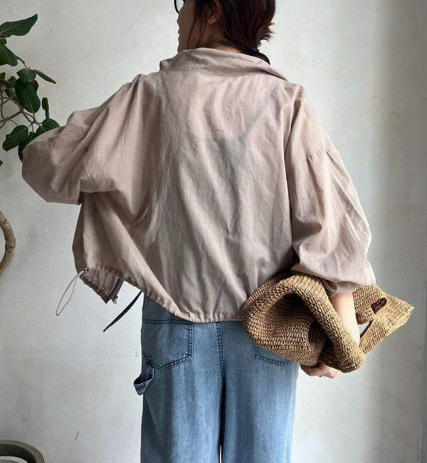  「【新色追加】綿ローンドロストブルゾン」|ブルゾン・スタジャン|