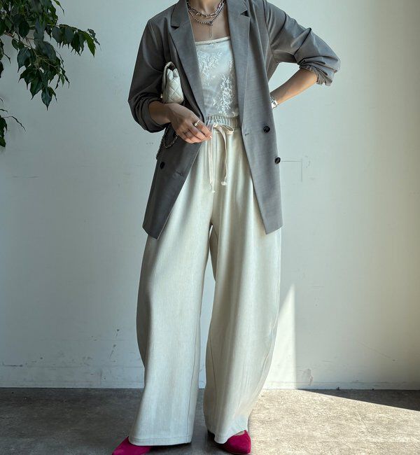  「【新色追加】スカラレースキャミ」|シャツ・ブラウス|