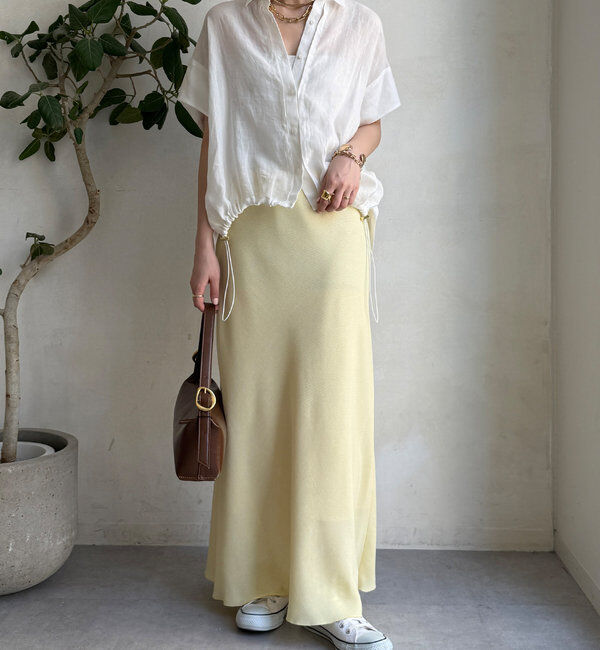  「リネンドロストフレンチシャツ」|シャツ・ブラウス|