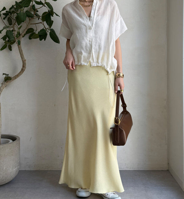  「リネンドロストフレンチシャツ」|シャツ・ブラウス|