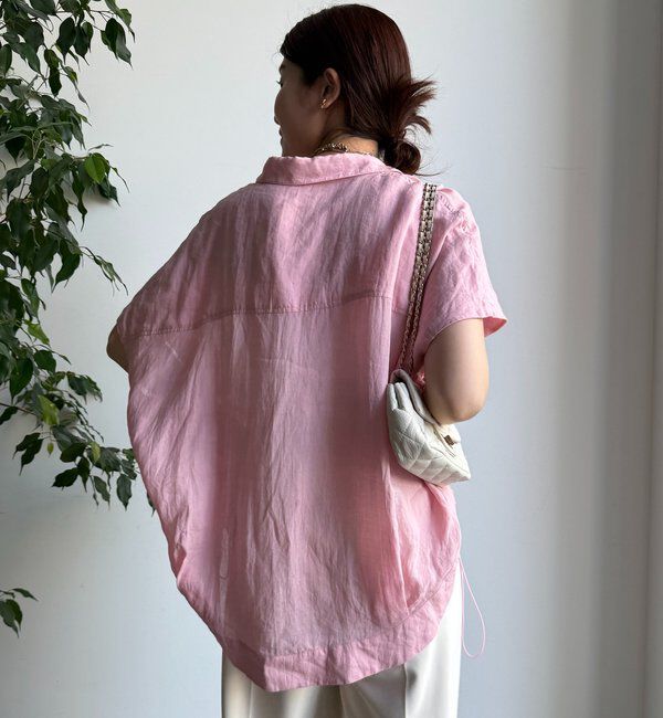  「リネンドロストフレンチシャツ」|シャツ・ブラウス|