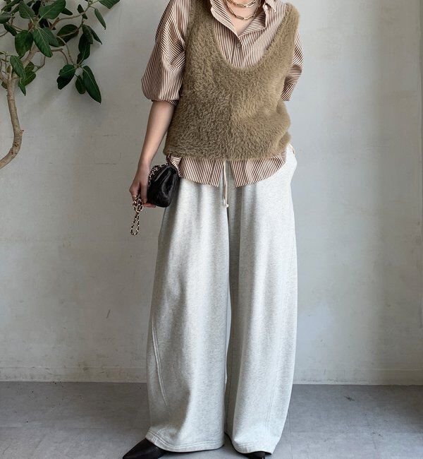  「ストライプポンチョブラウス」|シャツ・ブラウス|