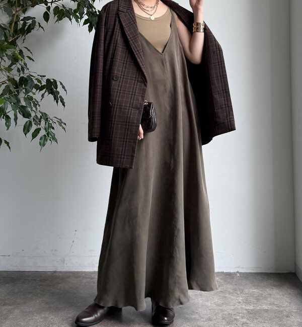  「キュプラキャミワンピース」|ワンピース|