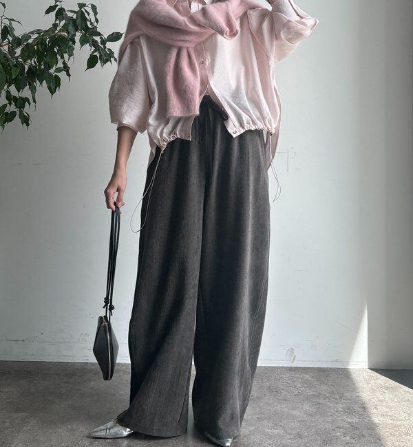  「襟付シアースピンドルブラウス」|シャツ・ブラウス|