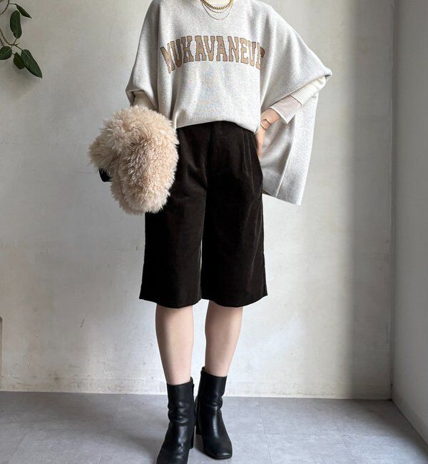  「コーデュロイショートパンツ」|チノ|