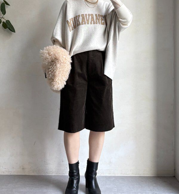  「コーデュロイショートパンツ」|チノ|