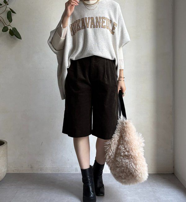  「コーデュロイショートパンツ」|チノ|