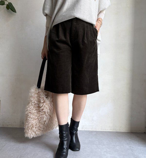  「コーデュロイショートパンツ」|チノ|