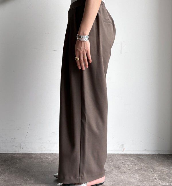  「メランジタックワイドパンツ」|チノ|