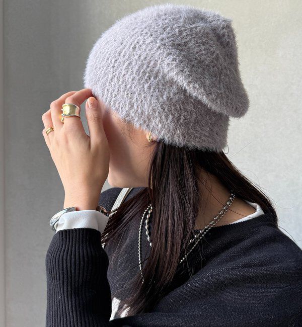  「フェザーヤーンワッチ」|ハット|グレー