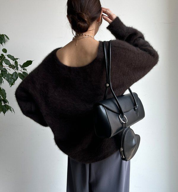  「ファーカシミヤプルオーバー」|ニット・セーター|