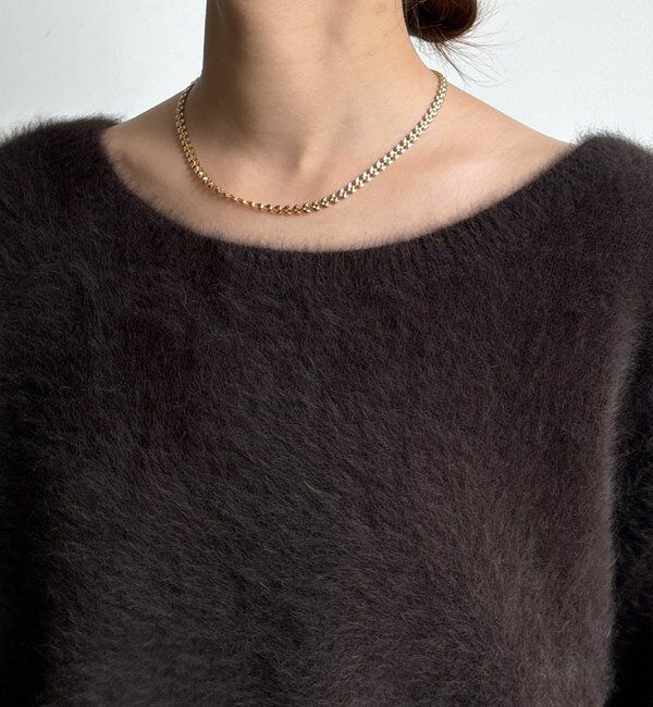  「ファーカシミヤプルオーバー」|ニット・セーター|