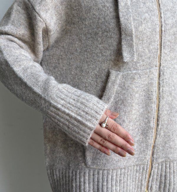  「ホイップヤーンジップフーディー」|カーディガン|