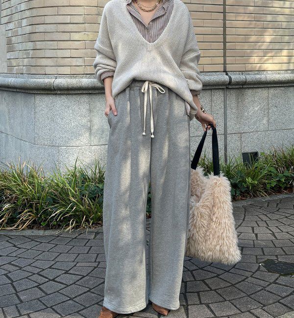  「ウール混スキッパープルオーバー」|ニット・セーター|