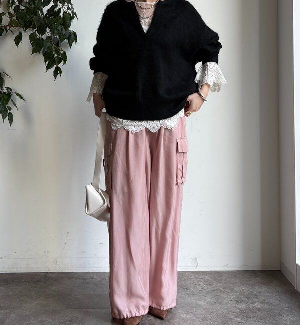  「深Vスリットニット」|ニット・セーター|