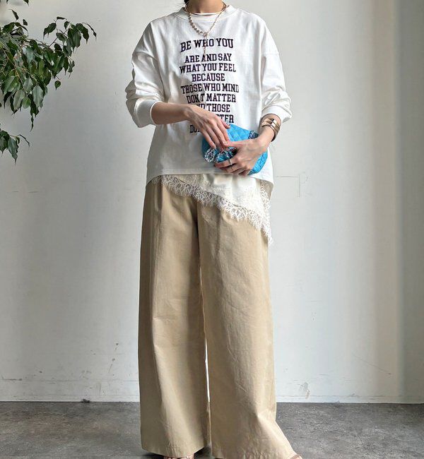  「【WEB限定】コットンロゴTEE」|Tシャツ・カットソー|