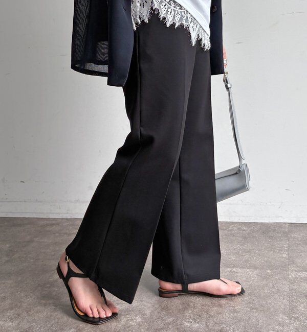  「センタープレスセミフレアパンツ」|チノ|