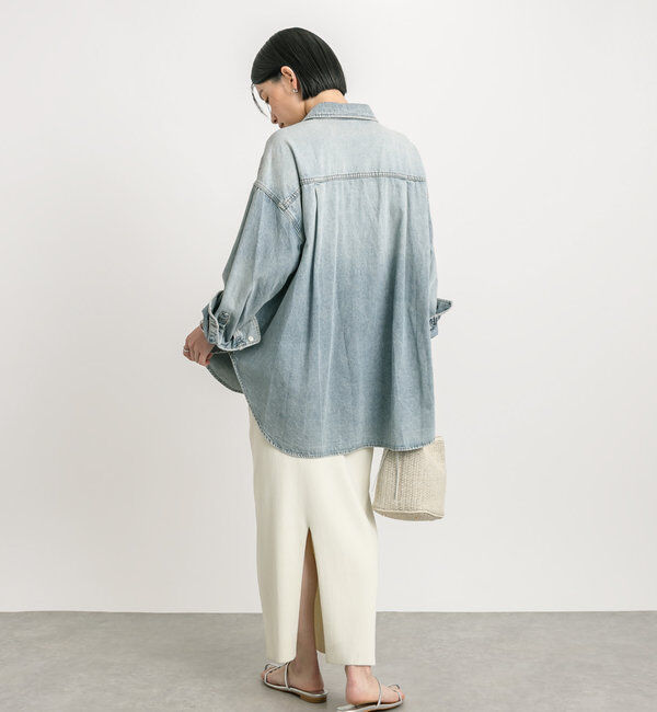  「【マイナス3kg/レビュー高評価☆】リブタイトスカート」|スカート|