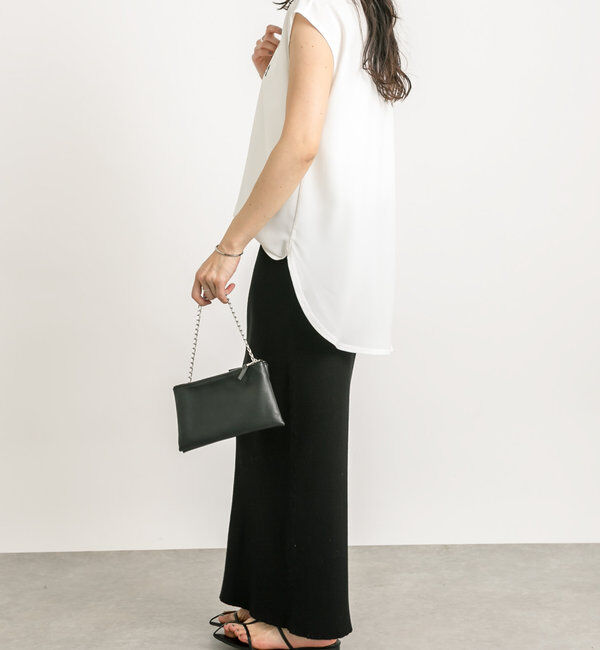  「【マイナス3kg/レビュー高評価☆】リブタイトスカート」|スカート|