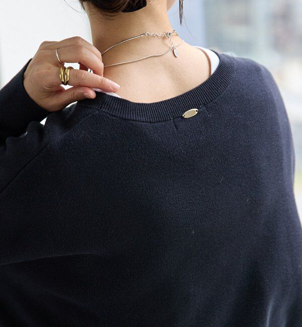  「【セットアップ対応】コットンスムースラウンドヘムニット」|ニット・セーター|