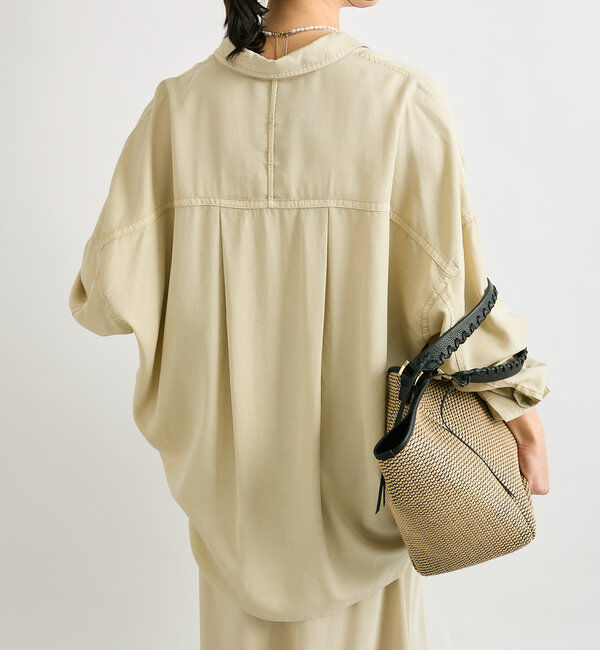  「【セットアップ可】ガーメントダイワイドシャツ」|シャツ・ブラウス|