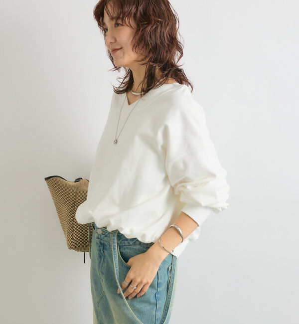  「【秋カラー登場】2wayスウェット」|Tシャツ・カットソー|