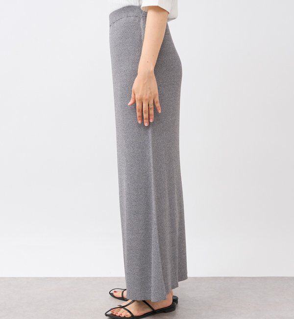  「【ひんやりタッチ/セットアップ対応可】レーヨン混ナローフレアスカート」|スカート|