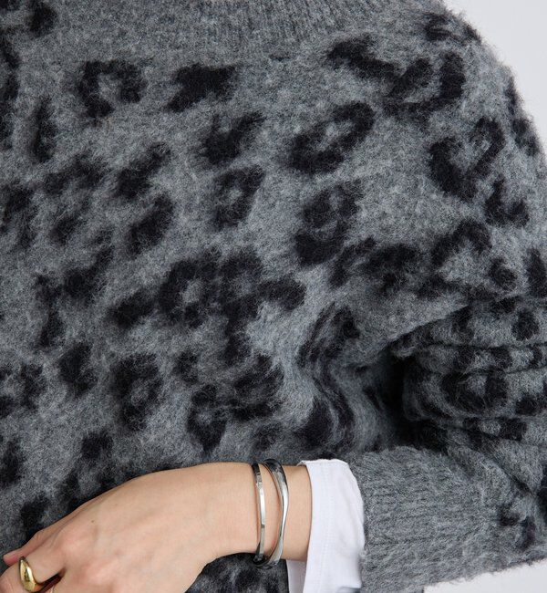  「レオパードシャギーニット」|ニット・セーター|