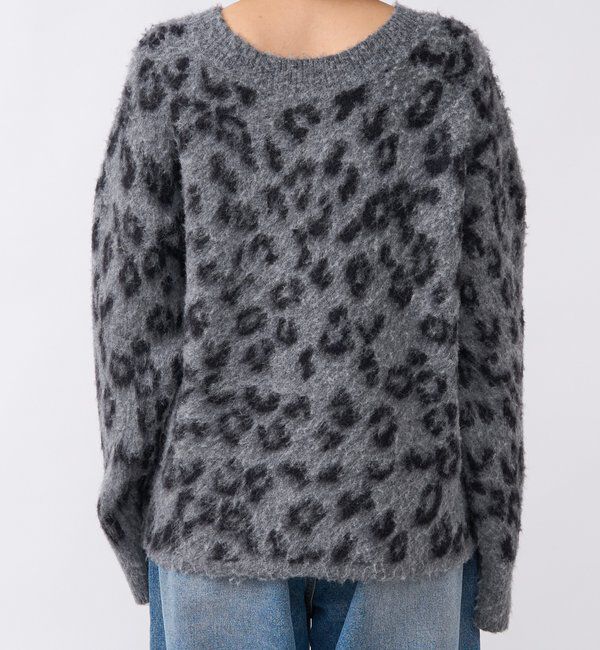 「レオパードシャギーニット」|ニット・セーター|