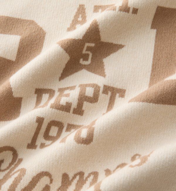  「【バックロゴが目を惹く】アスレチックロゴニット」|ニット・セーター|